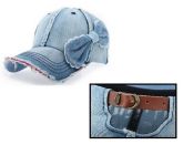 Boné Jeans fashion lacinho